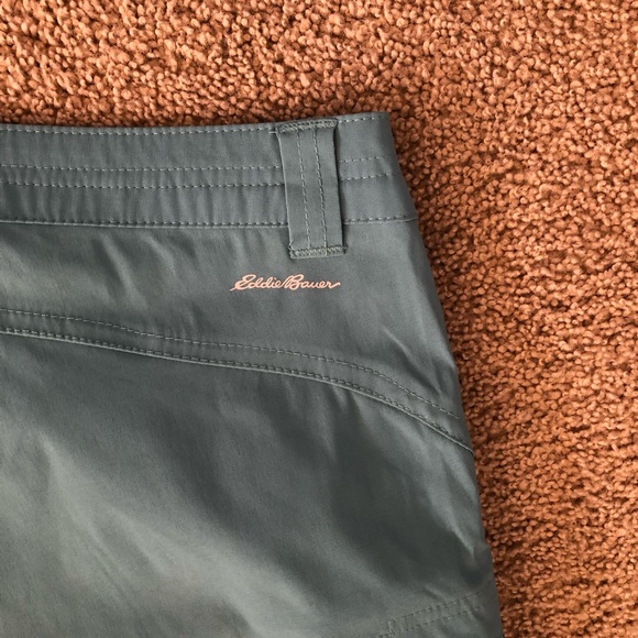 Teal Columbia Cargo Shorts - Picture 5 of 9